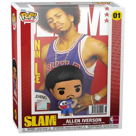 NBA Cover POP! Basketball Vinyl Figur Allen Iverson (SLAM Magazin) 9 cm Produktfoto
