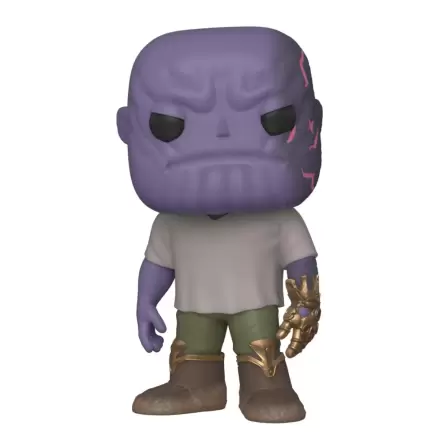 Avengers: Endgame POP! Movies Vinyl Figur Casual Thanos w/Gauntlet 9 cm Produktfoto