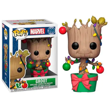 POP Figur Marvel Holiday Groot with Lampes & Ornaments termékfotója