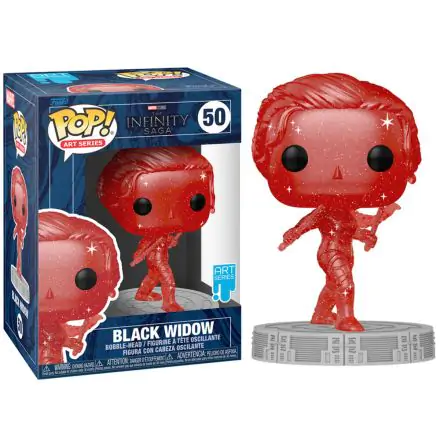 Infinity Saga POP! Artist Series Vinyl Figur Black Widow (Red) 9 cm Produktfoto