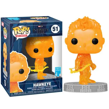 Infinity Saga POP! Artist Series Vinyl Figur Hawkeye (Orange) 9 cm Produktfoto