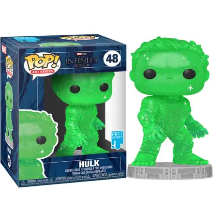 Infinity Saga POP! Artist Series Vinyl Figur Hulk (Green) 9 cm Produktfoto