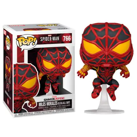Marvel's Spider-Man POP! Games Vinyl Figur Miles Morales Strike Suit 9 cm termékfotója