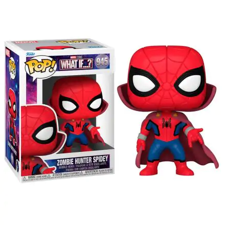 Marvel What If...? POP! TV Vinyl Figur Zombie Hunter Spidey 9 cm Produktfoto