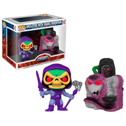 Masters of the Universe POP! Town Vinyl Figur Snake Mountain w/Skeletor 9 cm Produktfoto