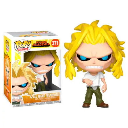 My Hero Academia POP! Animation Vinyl Figur All Might (Weakened) 9 cm Produktfoto