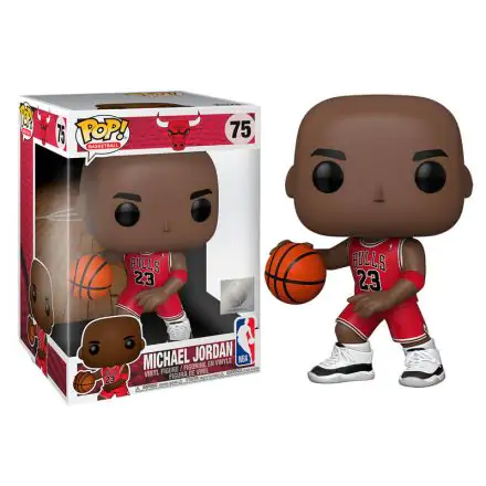 NBA Super Sized POP! Vinyl Figur Michael Jordan (Red Jersey) 25 cm Produktfoto