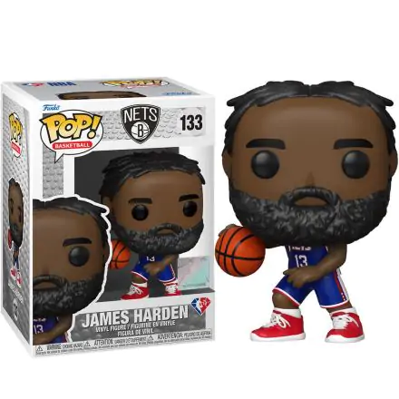 NBA Brooklyn Nets POP! Basketball Vinyl Figur James Harden (City Edition 2021) 9 cm Produktfoto