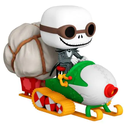 Nightmare before Christmas POP! Rides Vinyl Figur Jack w/Goggles & Snowmobile 18 cm termékfotója