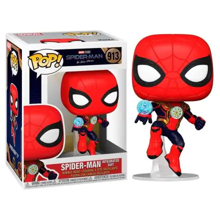 Spider-Man: No Way Home POP! Vinyl Figur Spider-Man (Integrated Suit) 9 cm termékfotója