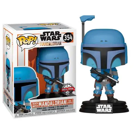 Star Wars The Mandalorian POP! TV Vinyl Figur Death Watch Mandalorian (Two Stripes) 9 cm termékfotója