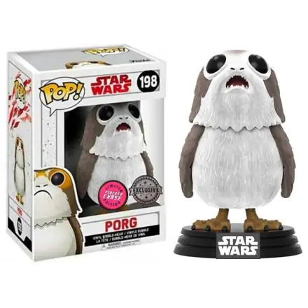 POP Figur Star Wars The Last Jedi Porg Flocked Exclusive Chase Produktfoto