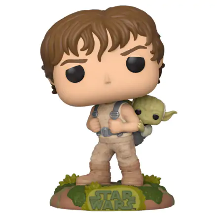 Star Wars POP! Movies Vinyl Figur Training Luke with Yoda 9 cm Produktfoto