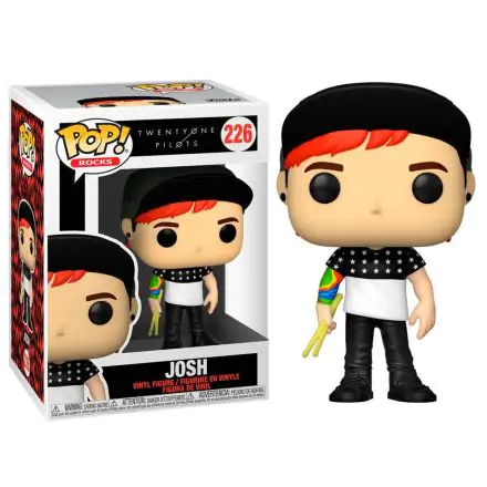 Twenty One Pilots POP! Rocks Vinyl Figur Stressed Out Joshua Dun 9 cm Produktfoto