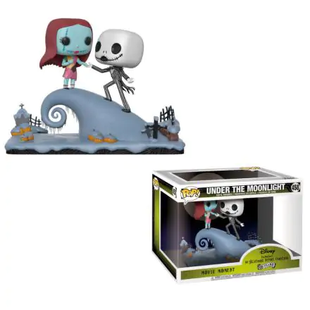 Nightmare before Christmas POP! Movie Moments Vinyl Wackelkopffigur 2er-Pack Jack & Sally 9 cm Produktfoto