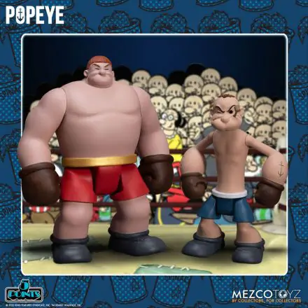 Popeye 5 Points Deluxe Figuren Set Popeye & Oxheart 9 cm Produktfoto