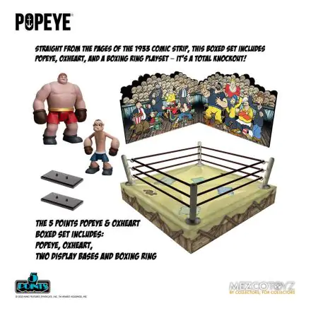 Popeye 5 Points Deluxe Figuren Set Popeye & Oxheart 9 cm termékfotója