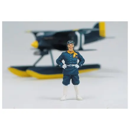 Porco Rosso Modellbausatz mit Figur 1/48 Curtiss R3C-0 Seaplane & Curtis Produktfoto