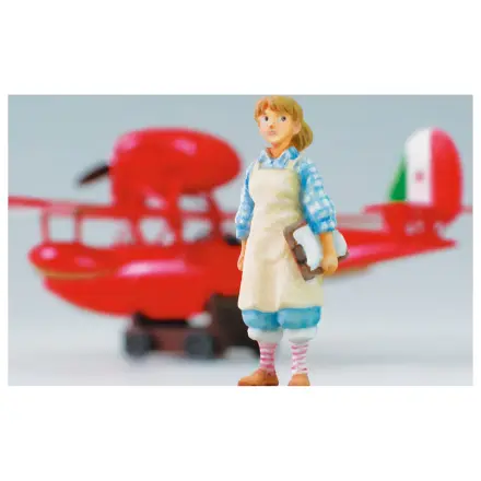 Porco Rosso Modellbausatz mit Figur 1/72 Savoia S.21F Version 2 & Fio Produktfoto