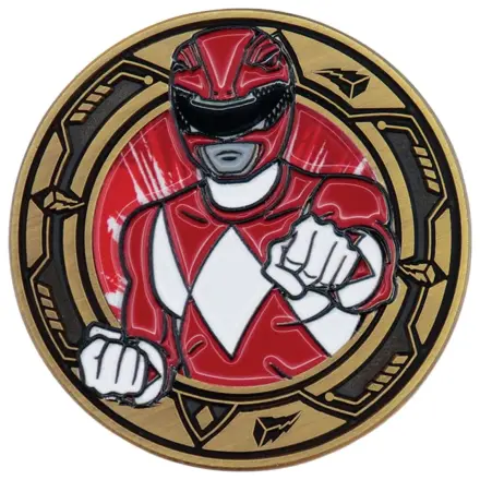 Power Rangers Sammlermünze Red Ranger Limitierte Auflage Produktfoto