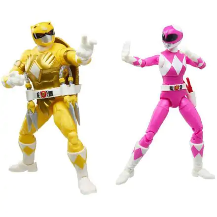Power Rangers x TMNT Lightning Collection Action Figuren 2022 Morphed April O´Neil & Michelangelo Produktfoto