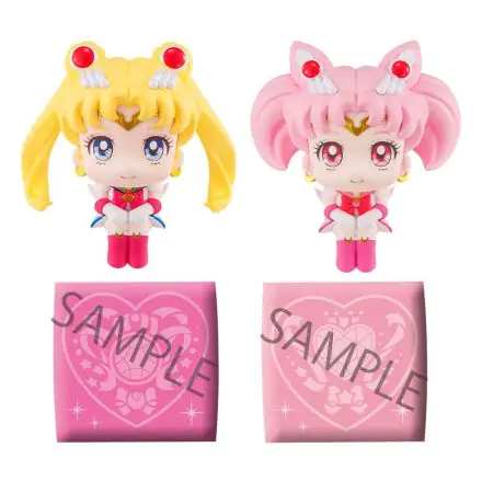 Pretty Guardian Sailor Moon Look Up PVC Statuen Super Sailor Moon & Super Sailor Chibi Moon LTD Ver. 11 cm Produktfoto