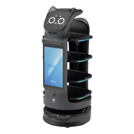 Pudu Robotics Plastikmodell Bausatz Bellabot Schwarz Ver. 11 cm Produktfoto