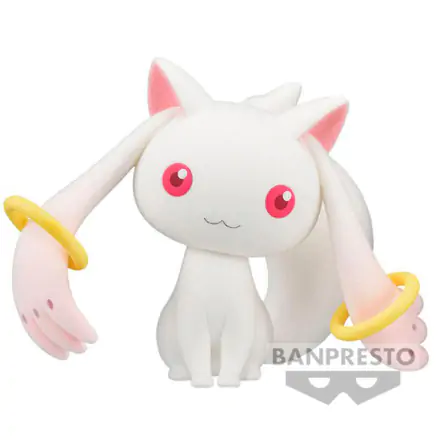 Puella Magi Madoka Magica: Rebelion Kyubey Fluffy Puffy Figur 7cm Produktfoto