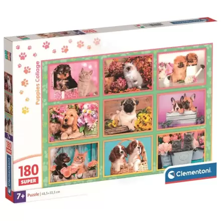 Puppies Collage super Puzzle 180St Produktfoto