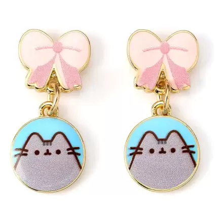 Pusheen Drop Ohrringe Pink Bows termékfotója