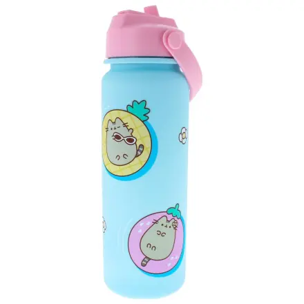 Pusheen Trinkflasche Flip Top By The Pool Blue Produktfoto