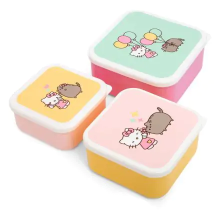 Pusheen Lunchbox Set Hello Kitty Produktfoto