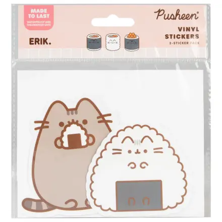 Pusheen Sushi Roll Set aus 2 Vinyl Aufklebern Produktfoto
