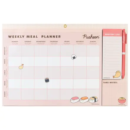 Pusheen Sushi Roll magnetischer Essensplaner Produktfoto