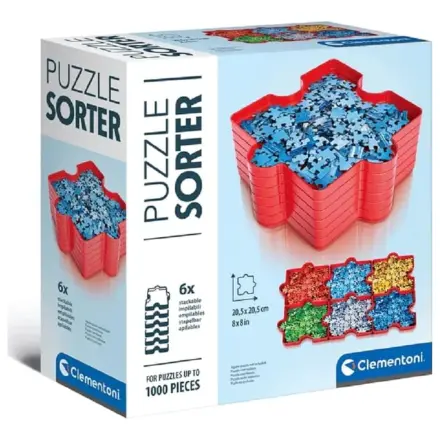 Puzzle Sortierer Red 6-teilig Clementoni Produktfoto