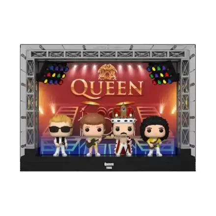 Queen Funko POP Moments Deluxe Vinyl Figuren 4er-Pack Wembley Stadium termékfotója