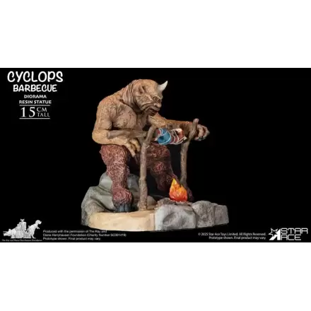 Ray Harryhausen Diorama 1/8 Cyclops Barbecue Scene 17 cm Produktfoto