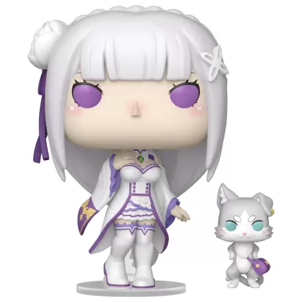 Re:Zero Funko POP!&Buddy Animation Vinyl Figur Emilia w/Puck 9 cm Produktfoto