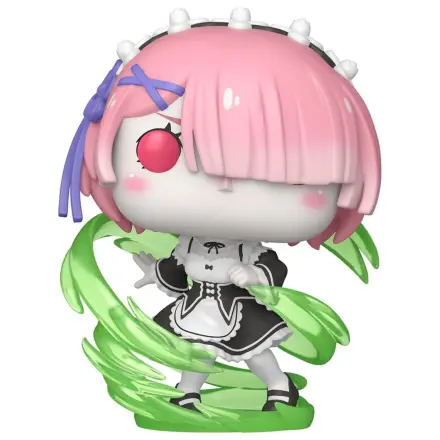 Re:Zero Funko POP! Plus Vinyl Figur Ram (Wind Magic) (Glow) Exklusiv 9 cm Produktfoto