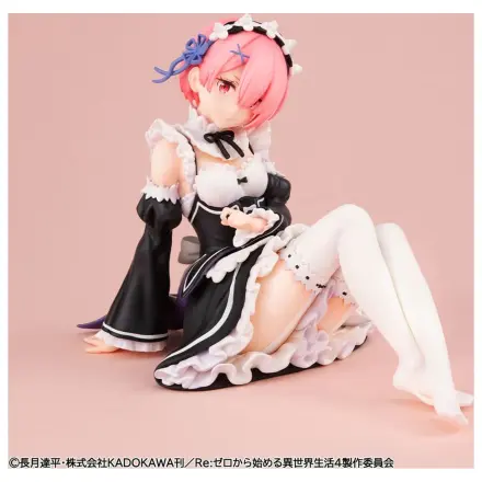 Re:Zero Melty Princess PVC Figur Ram Handflächengröße 9 cm Produktfoto