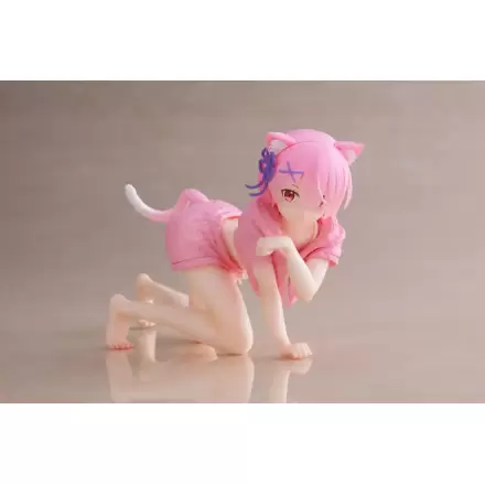Re:Zero Precious PVC Statue Desktop Cute Figure Ram Cat Roomwear Ver. 13 cm Produktfoto
