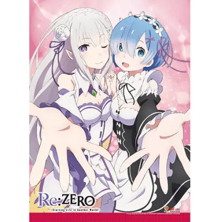 Re:Zero Starting Life in Another World Wandrolle Emilia & Rem Produktfoto