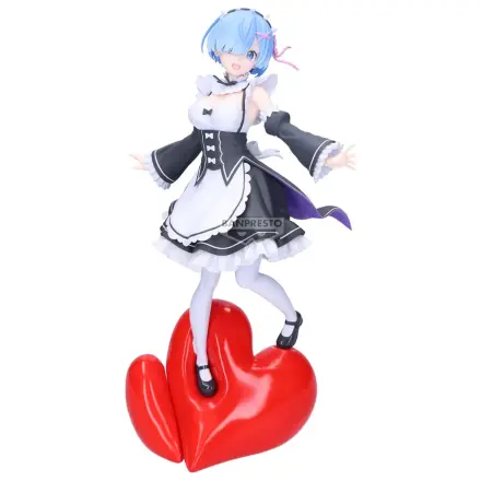 Re:Zero Starting Life in Another World Espresto Poppin Heart Rem Figur 28 Zentimeter Produktfoto