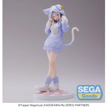 Re:Zero - Starting Life in Another World Luminasta PVC Statue Emilia Mofumofu Pack 21 cm Produktfoto