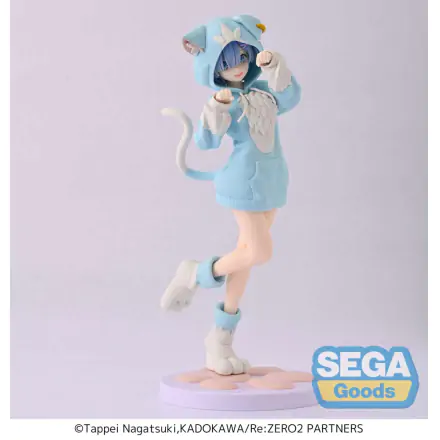 Re:Zero Starting Life in Another World Luminasta PVC Statue Rem Mofumofu Pack 21 cm Produktfoto