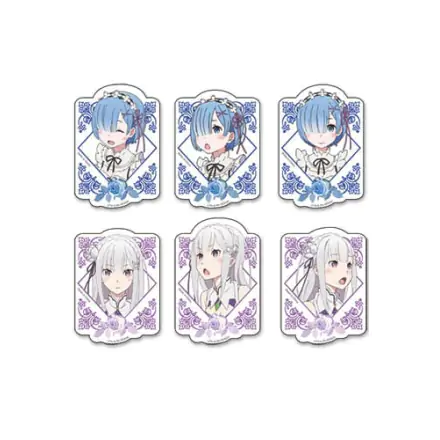 Re:Zero Starting Life in Another World Sticker Set Rem & Emilia Produktfoto