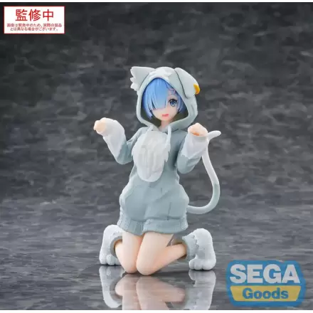 Re:Zero Starting Life in Another World Yumemirize PVC Statue Rem Mofumofu Paket 11 cm Produktfoto