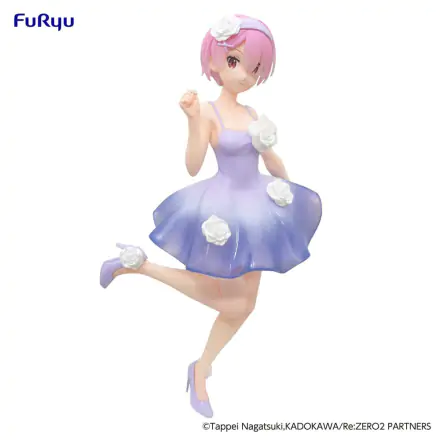 Re:Zero Trio-Try-iT Bunnies PVC Statue Ram Flower Dress 21 cm termékfotója