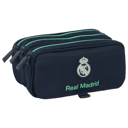 Real Madrid 2 Equipment 25/26 dreifaches Federmäppchen Produktfoto
