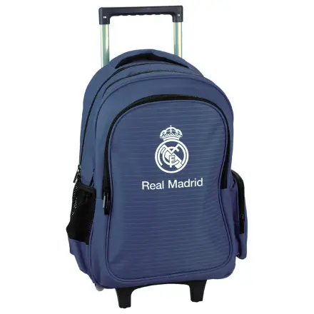Real Madrid Blue Rollende Schultasche, Tasche 46 cm Produktfoto